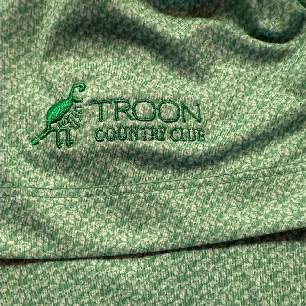 Johnnie-O Embroidered Green Golf UPF50 Sun Protection Polo Shirt - Troon - Picture 4 of 5